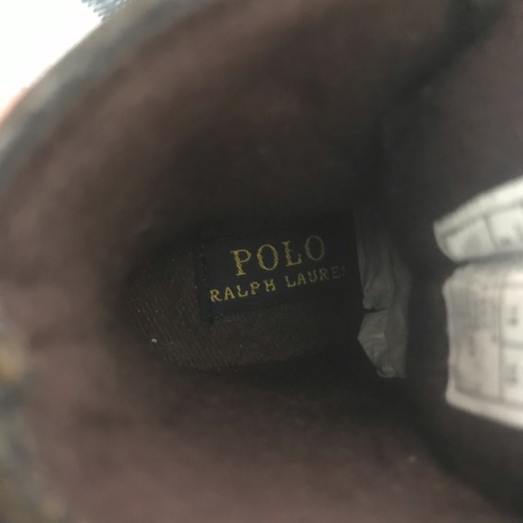 Polo sweater Ralph Lauren boots sz. 4 chocolate nubuck - Picture 10 of 10
